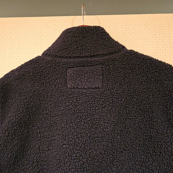 The Normal Brand Full-Zip Fleece Vest – Navy | Layer Essential - Picture 5 of 5